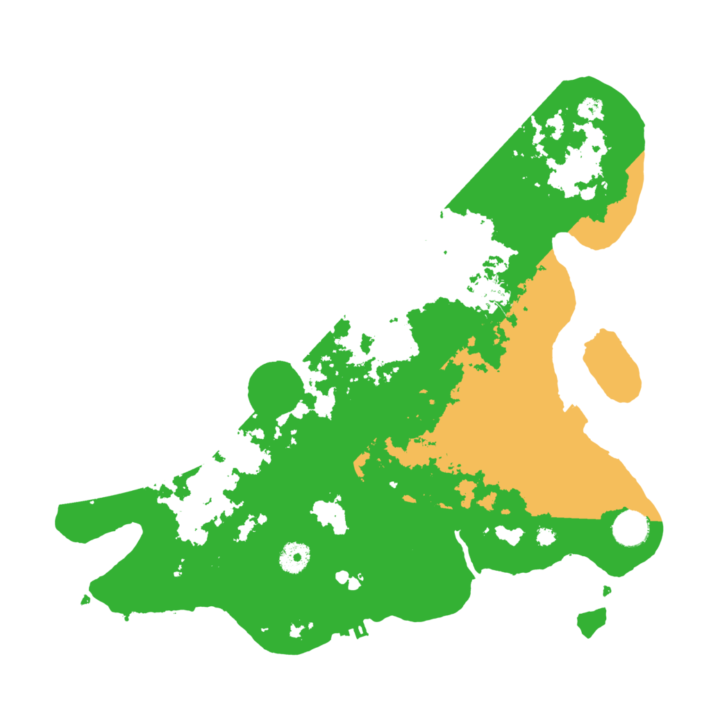 Biome Rust Map: Procedural Map, Size: 3500, Seed: 154862808