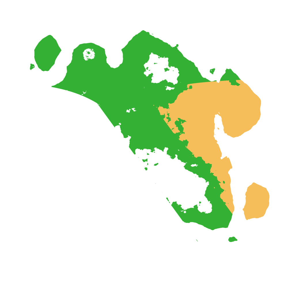 Biome Rust Map: Procedural Map, Size: 2590, Seed: 551220589