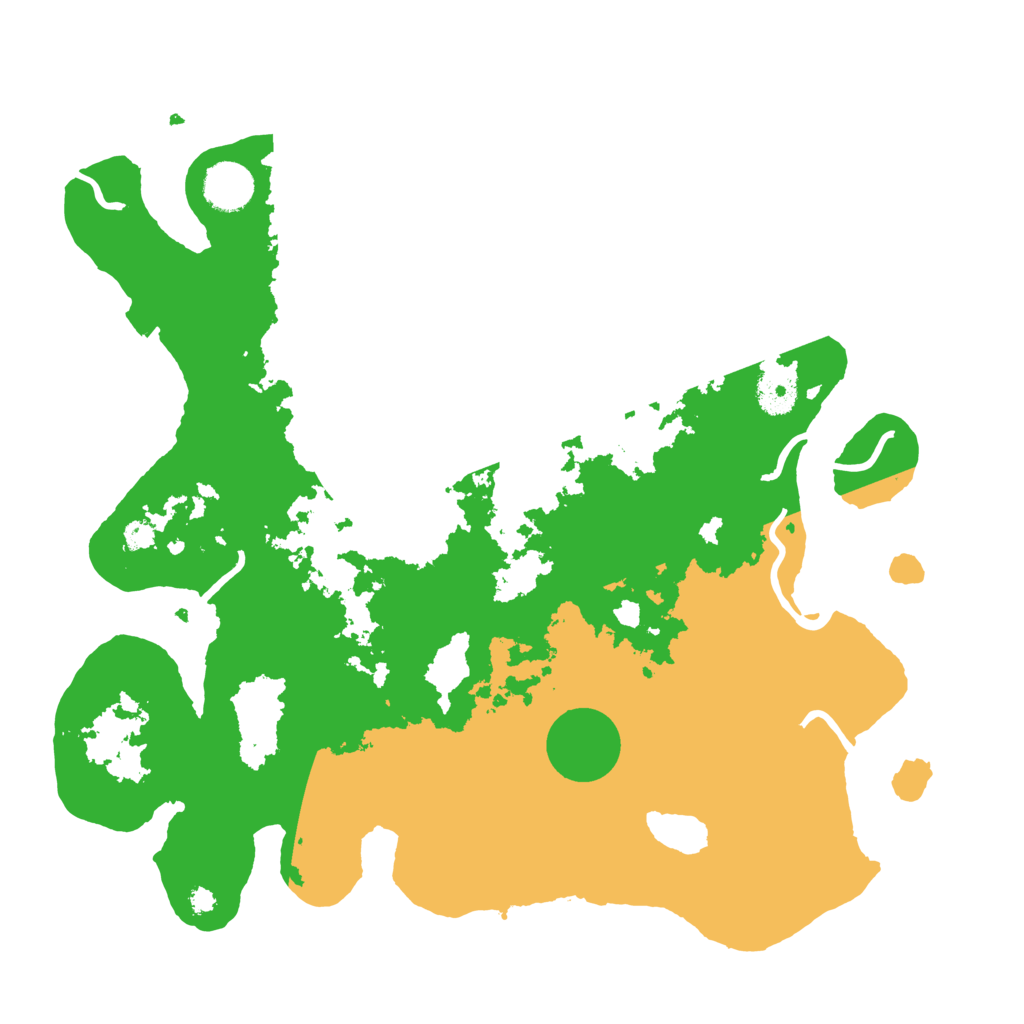 Biome Rust Map: Procedural Map, Size: 3650, Seed: 45110808