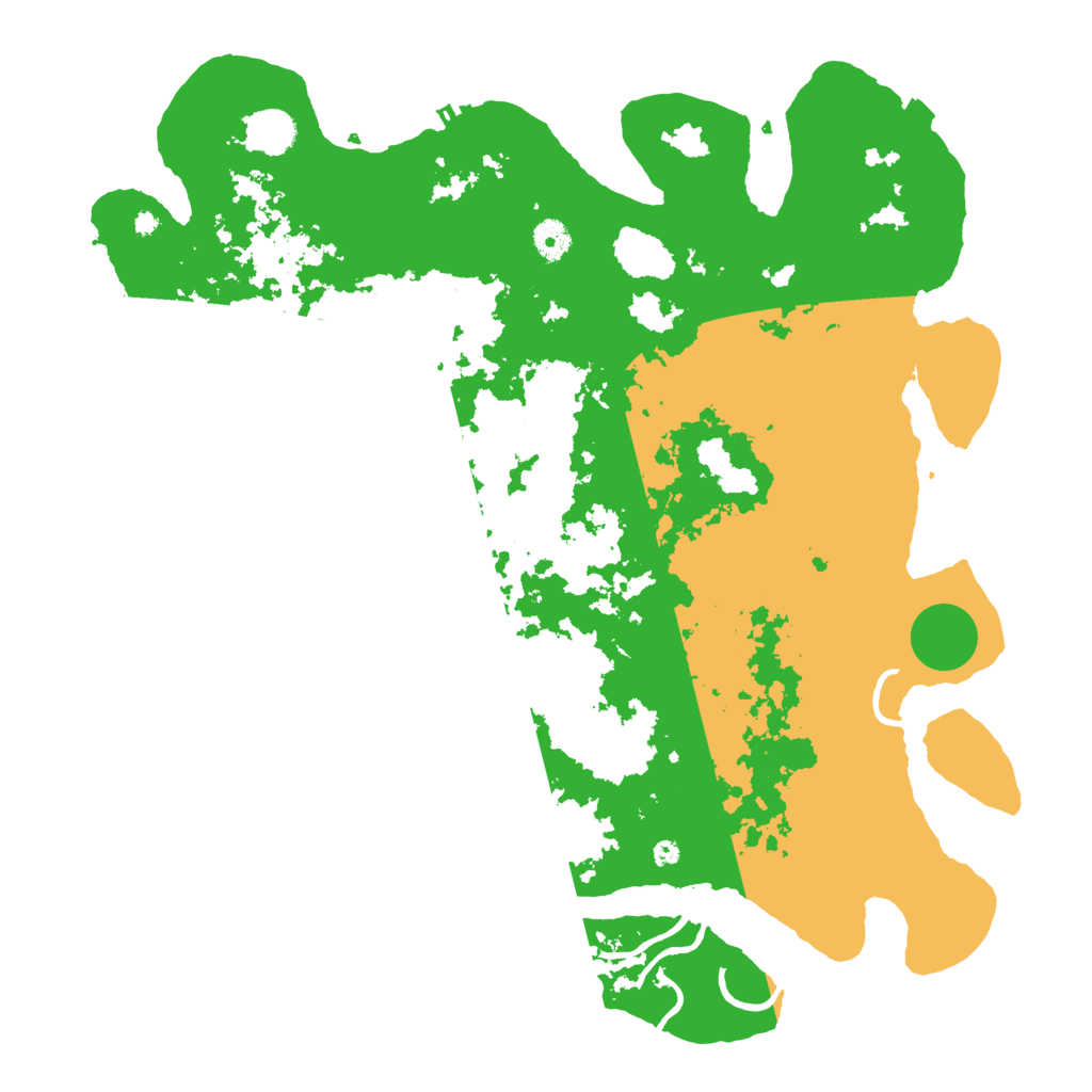 Biome Rust Map: Procedural Map, Size: 4300, Seed: 90344963