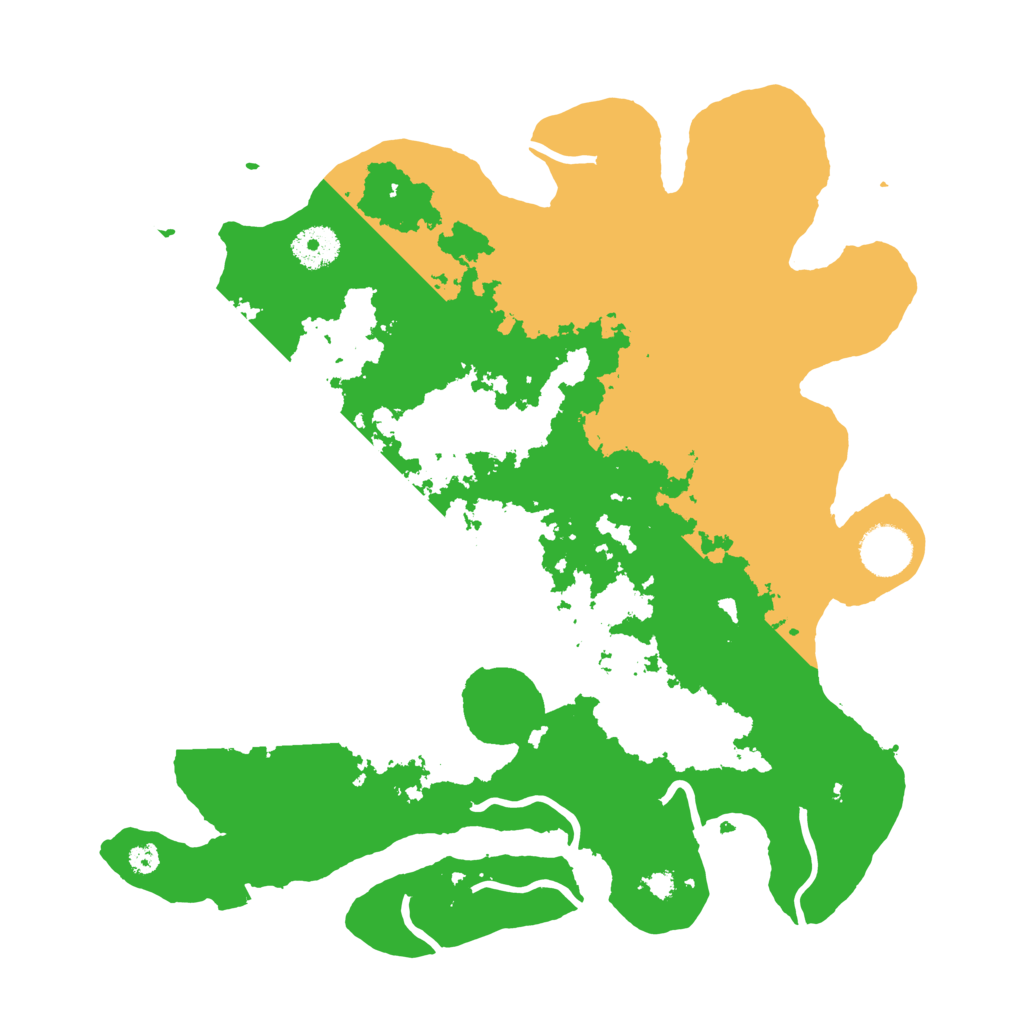 Biome Rust Map: Procedural Map, Size: 3500, Seed: 13149222