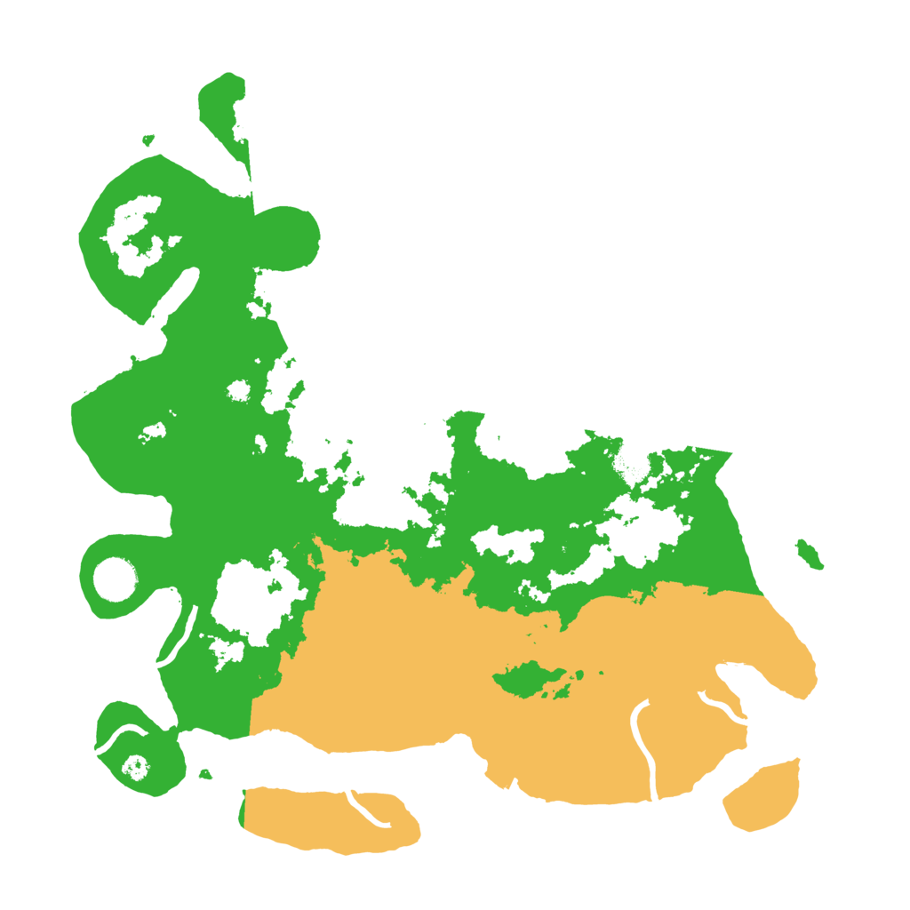 Biome Rust Map: Procedural Map, Size: 3700, Seed: 96698380