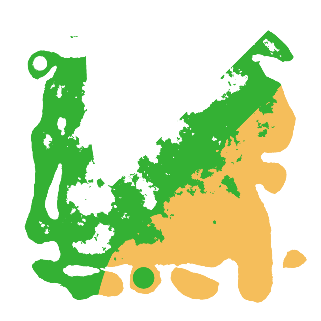 Biome Rust Map: Barren, Size: 3950, Seed: 38555173