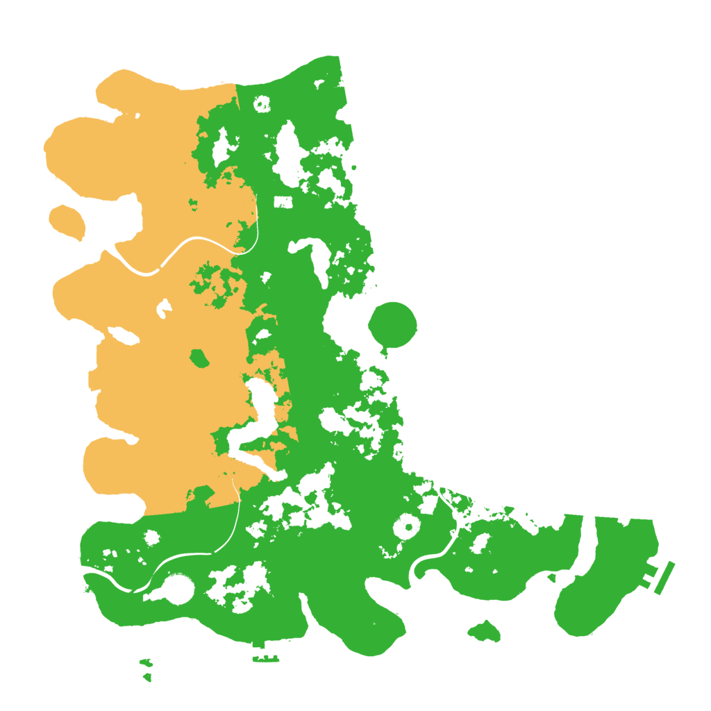 Biome Rust Map: Procedural Map, Size: 4100, Seed: 57325362