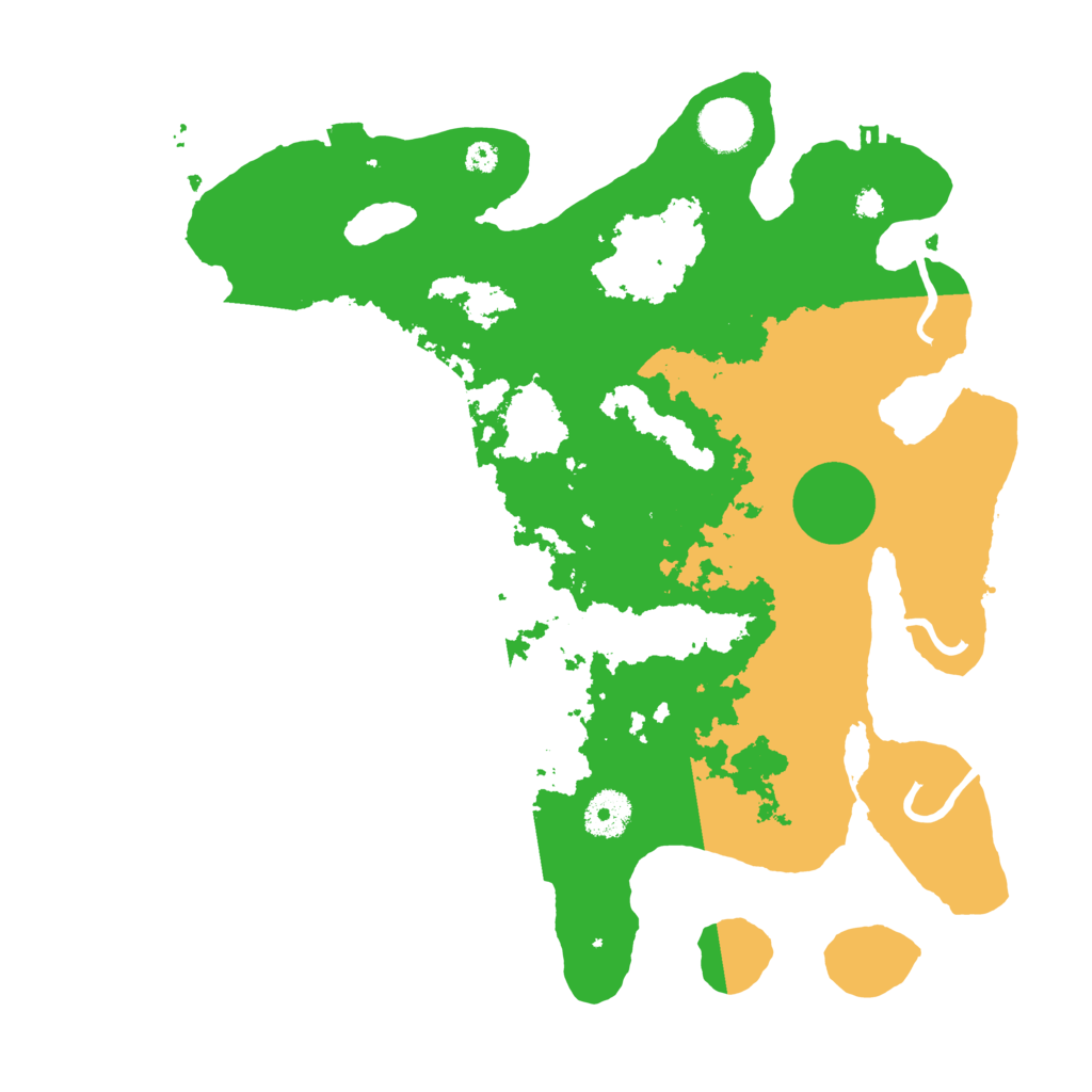 Biome Rust Map: Procedural Map, Size: 3500, Seed: 6814676