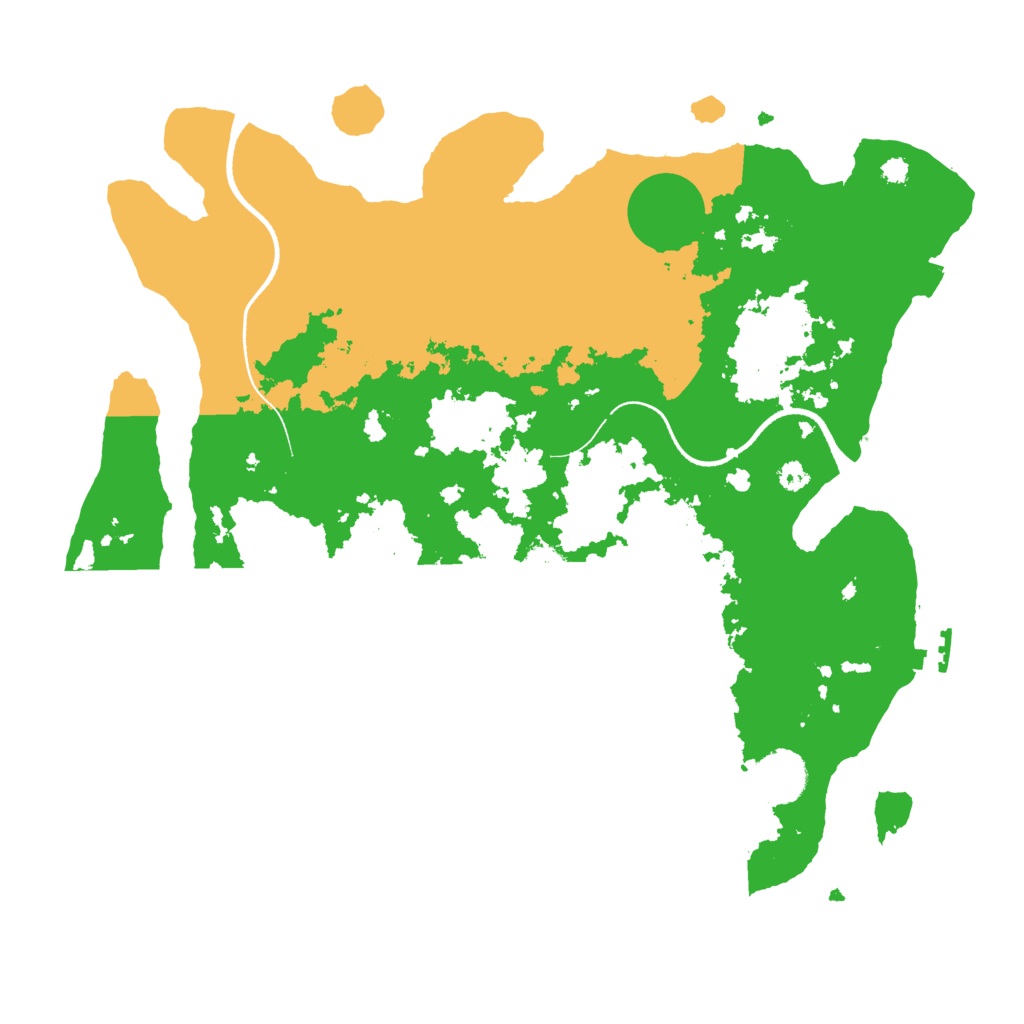 Biome Rust Map: Procedural Map, Size: 3500, Seed: 1844912874