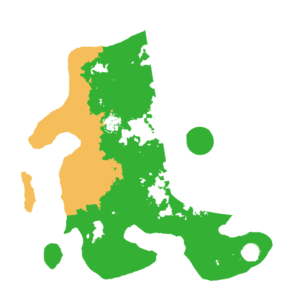 Biome Rust Map: Barren, Size: 3000, Seed: 68