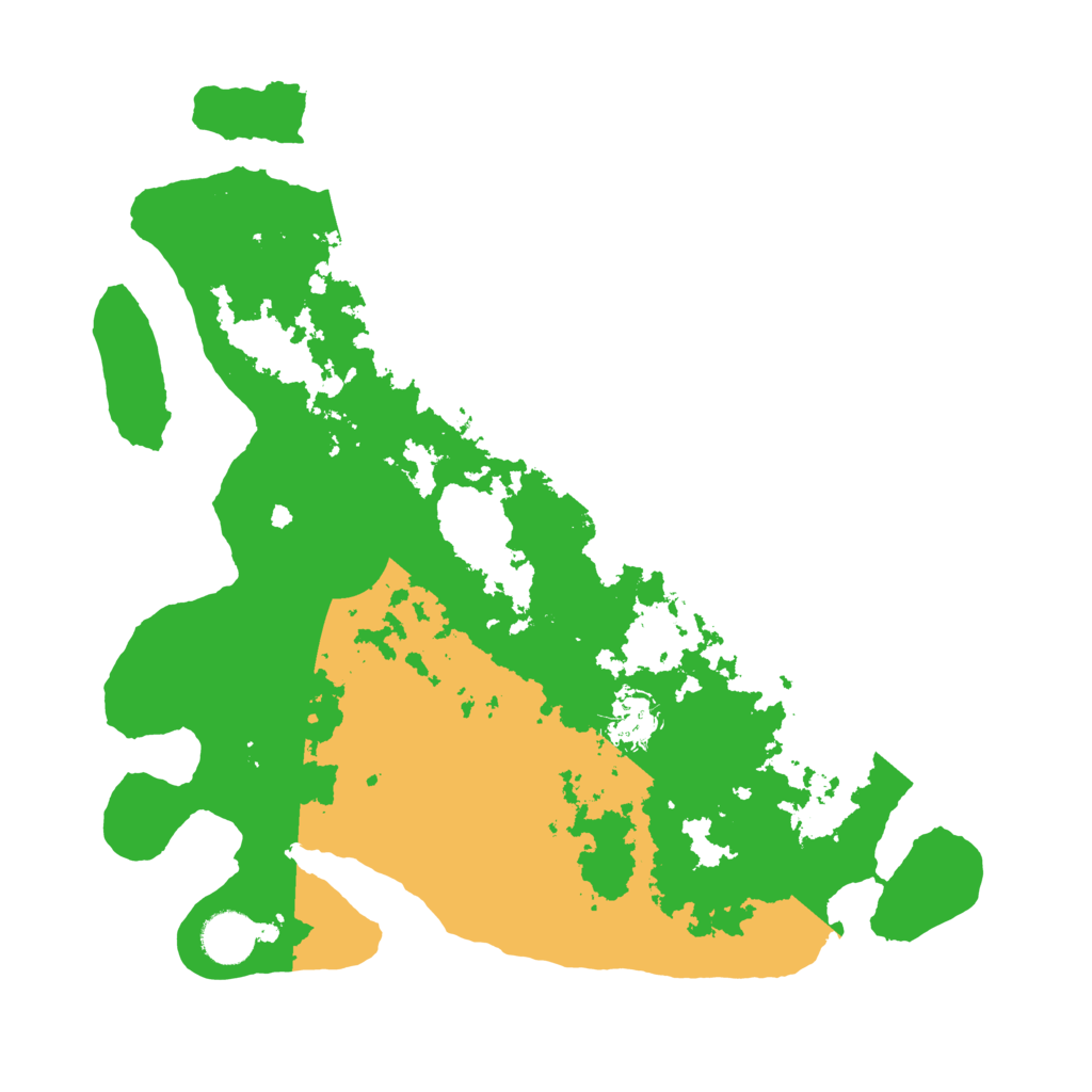 Biome Rust Map: Barren, Size: 3600, Seed: 72686064