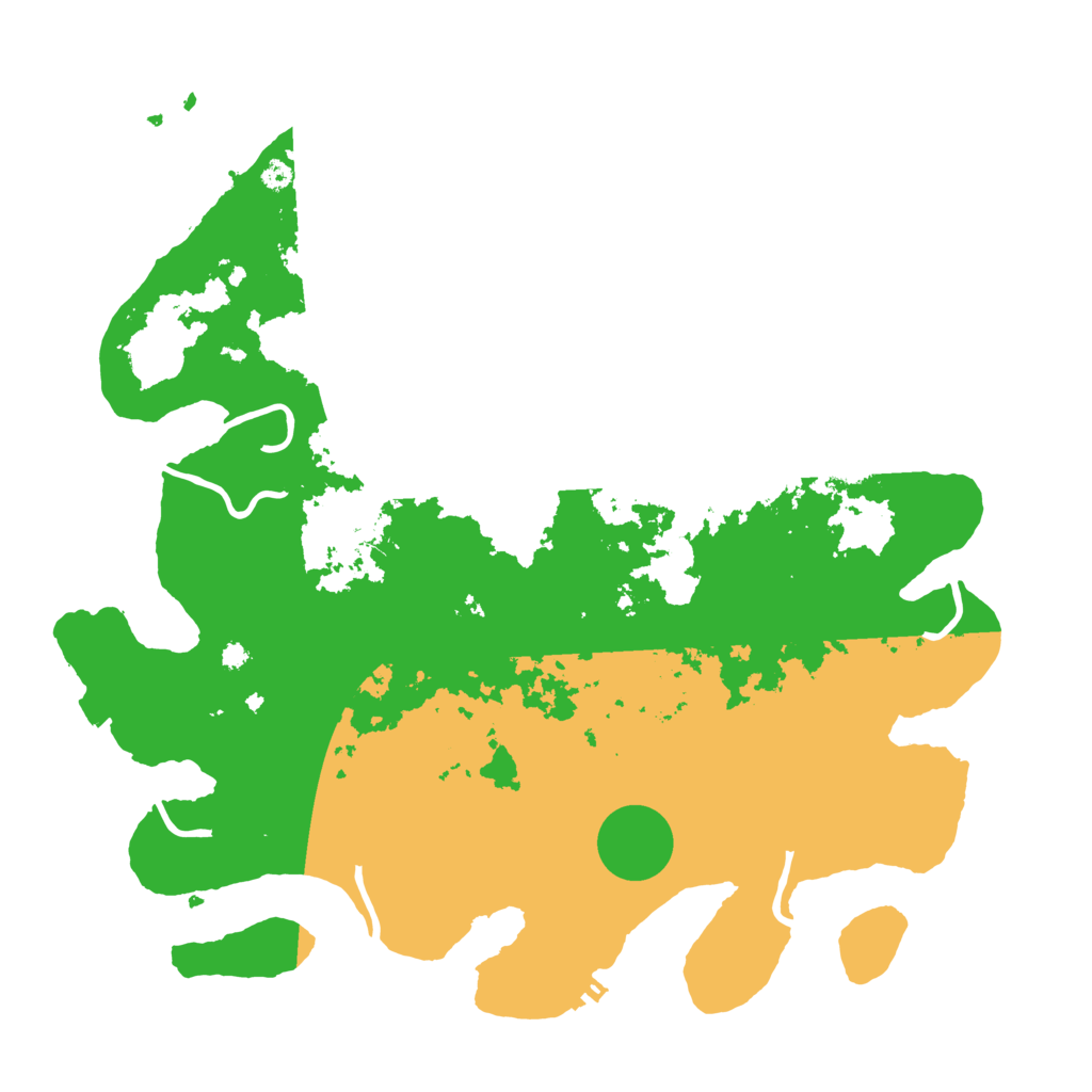 Biome Rust Map: Procedural Map, Size: 3800, Seed: 63020956