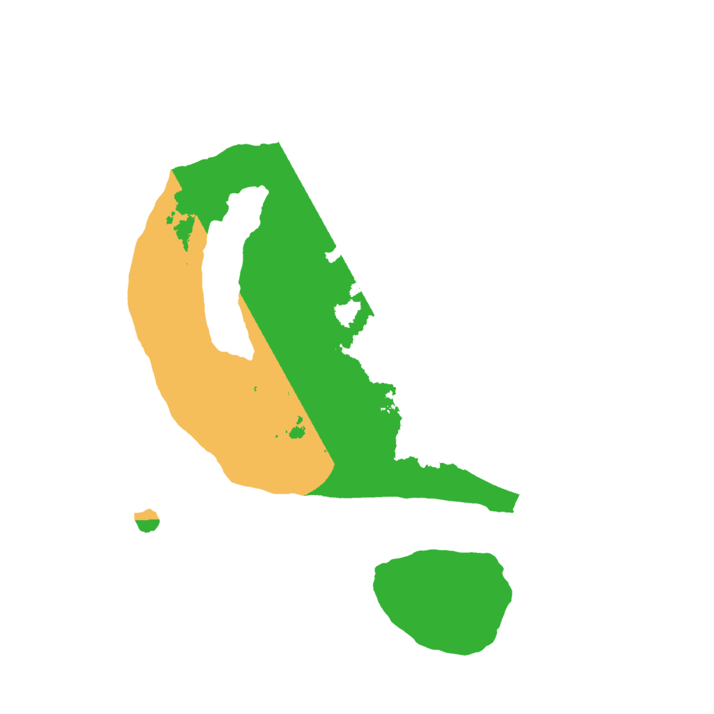 Biome Rust Map: Barren, Size: 2000, Seed: 1234561