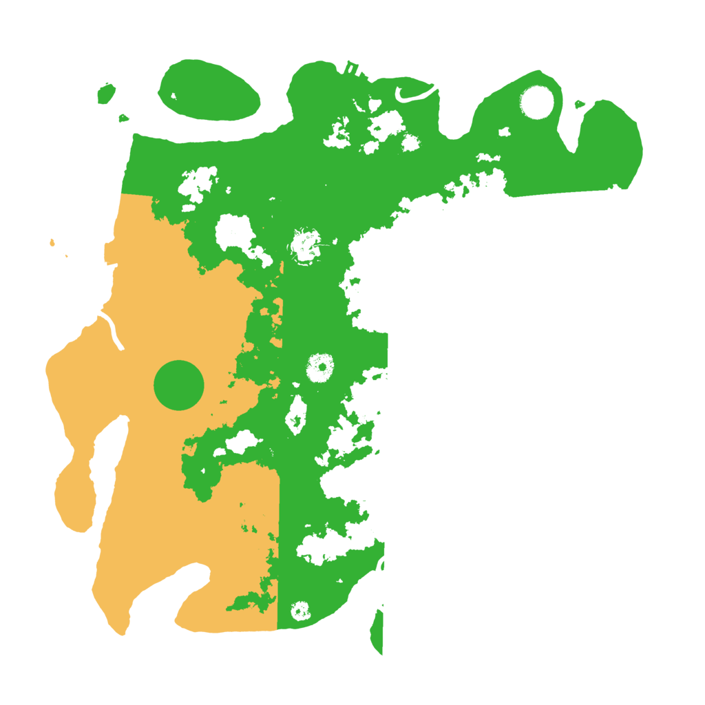 Biome Rust Map: Procedural Map, Size: 3700, Seed: 64073260