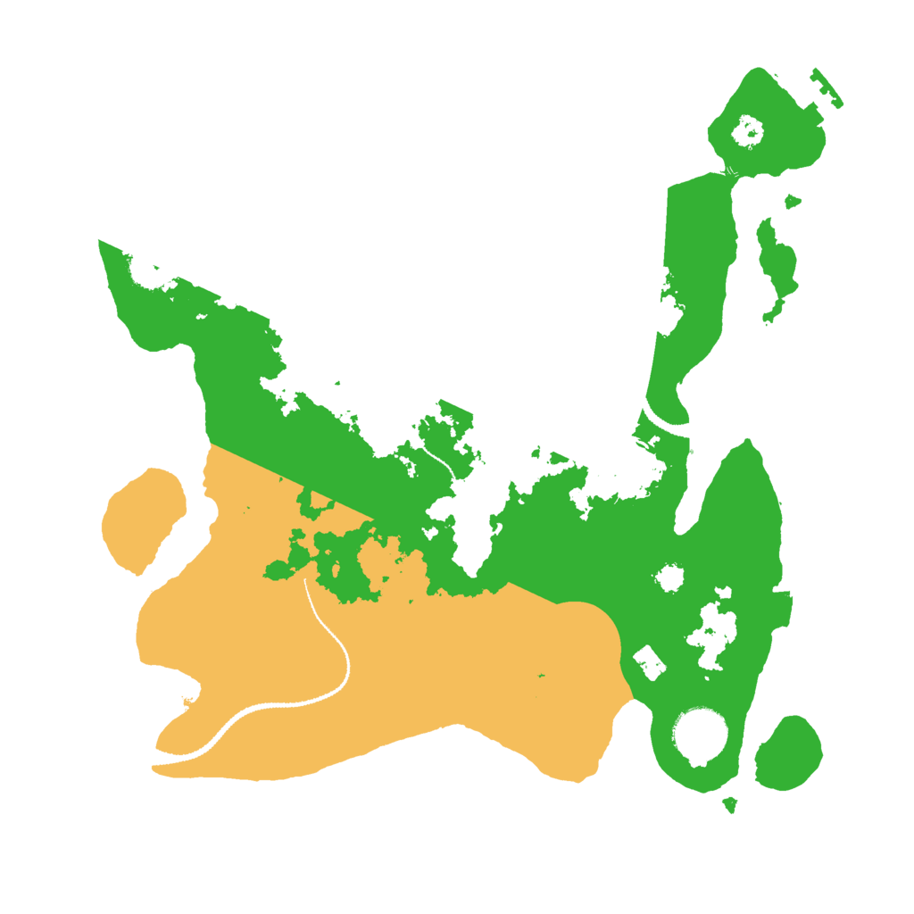 Biome Rust Map: Procedural Map, Size: 3000, Seed: 1818850996
