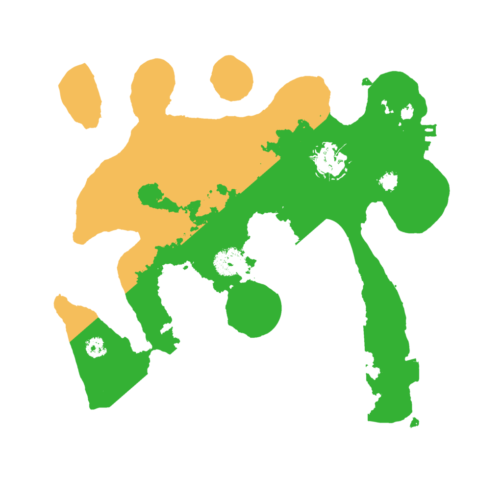 Biome Rust Map: Procedural Map, Size: 2550, Seed: 1009683780