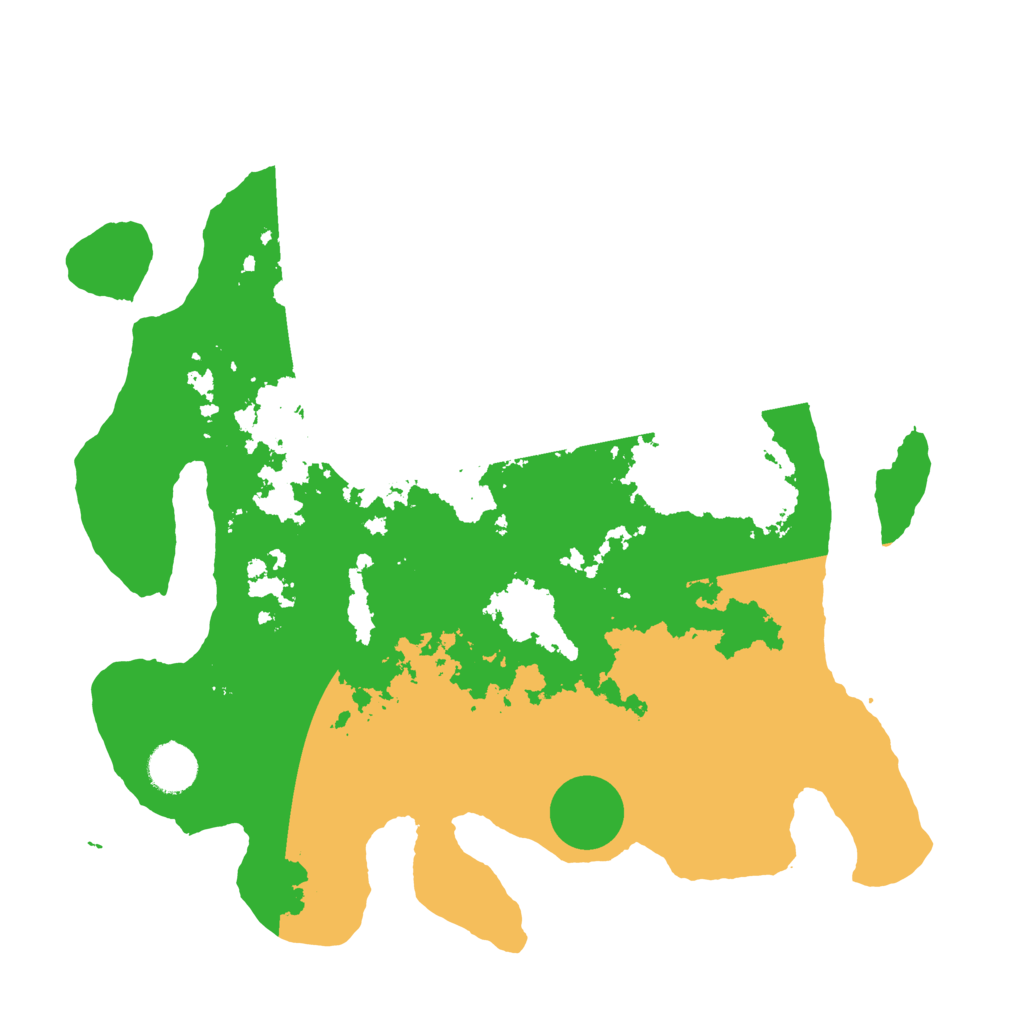 Biome Rust Map: Barren, Size: 3650, Seed: 43112758