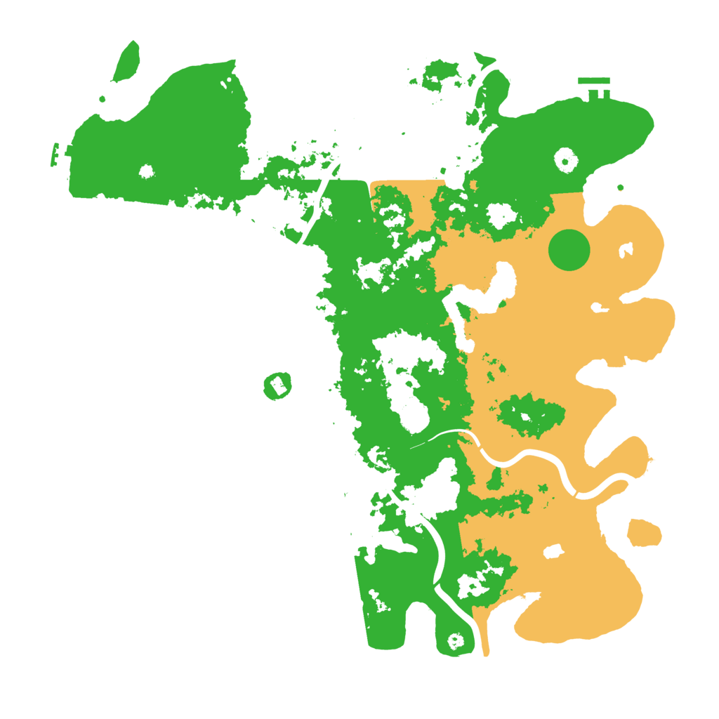 Biome Rust Map: Procedural Map, Size: 4550, Seed: 1665555555