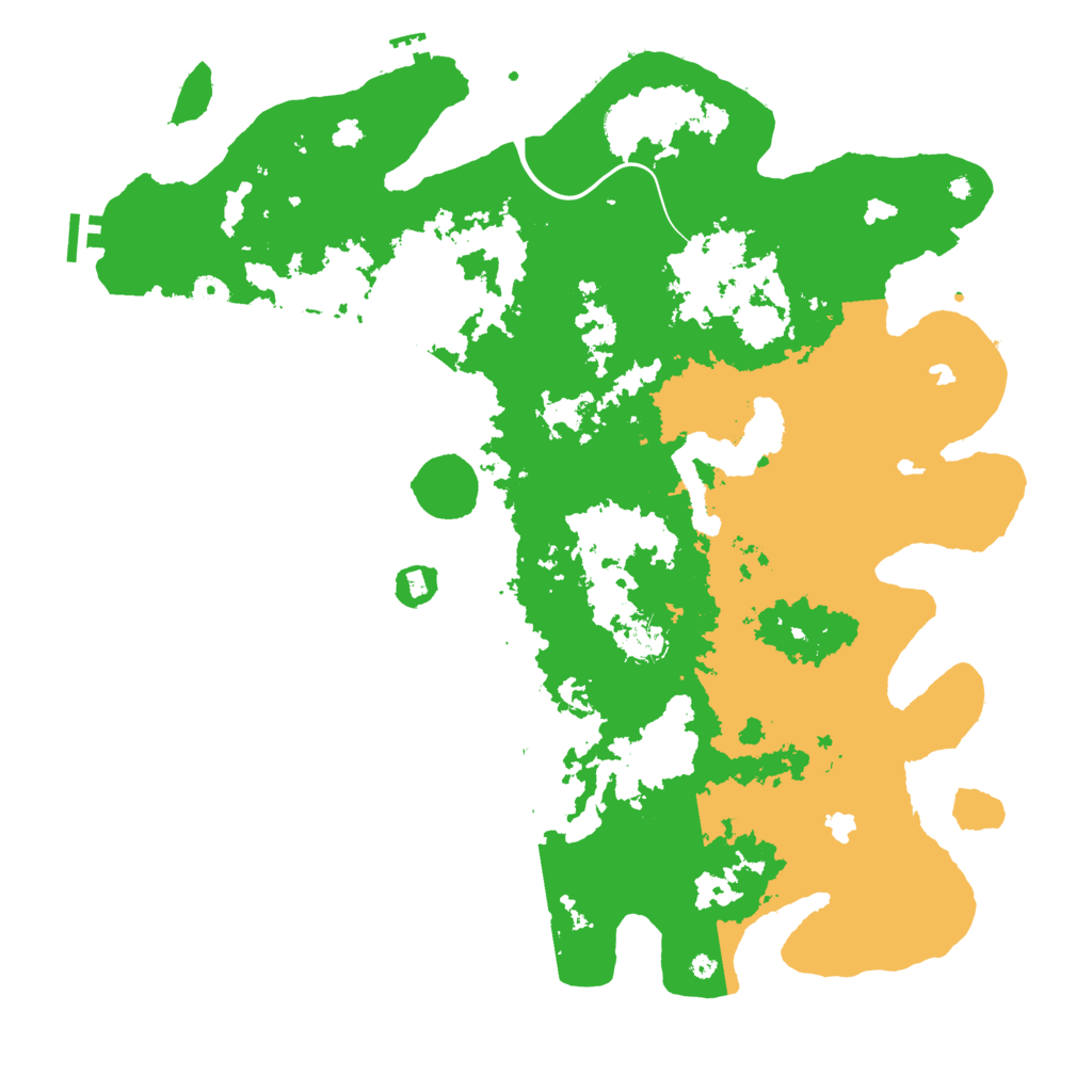 Biome Rust Map: Procedural Map, Size: 4550, Seed: 1665555555