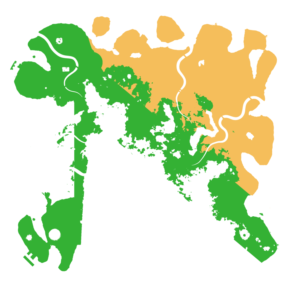 Biome Rust Map: Procedural Map, Size: 4500, Seed: 1151577369