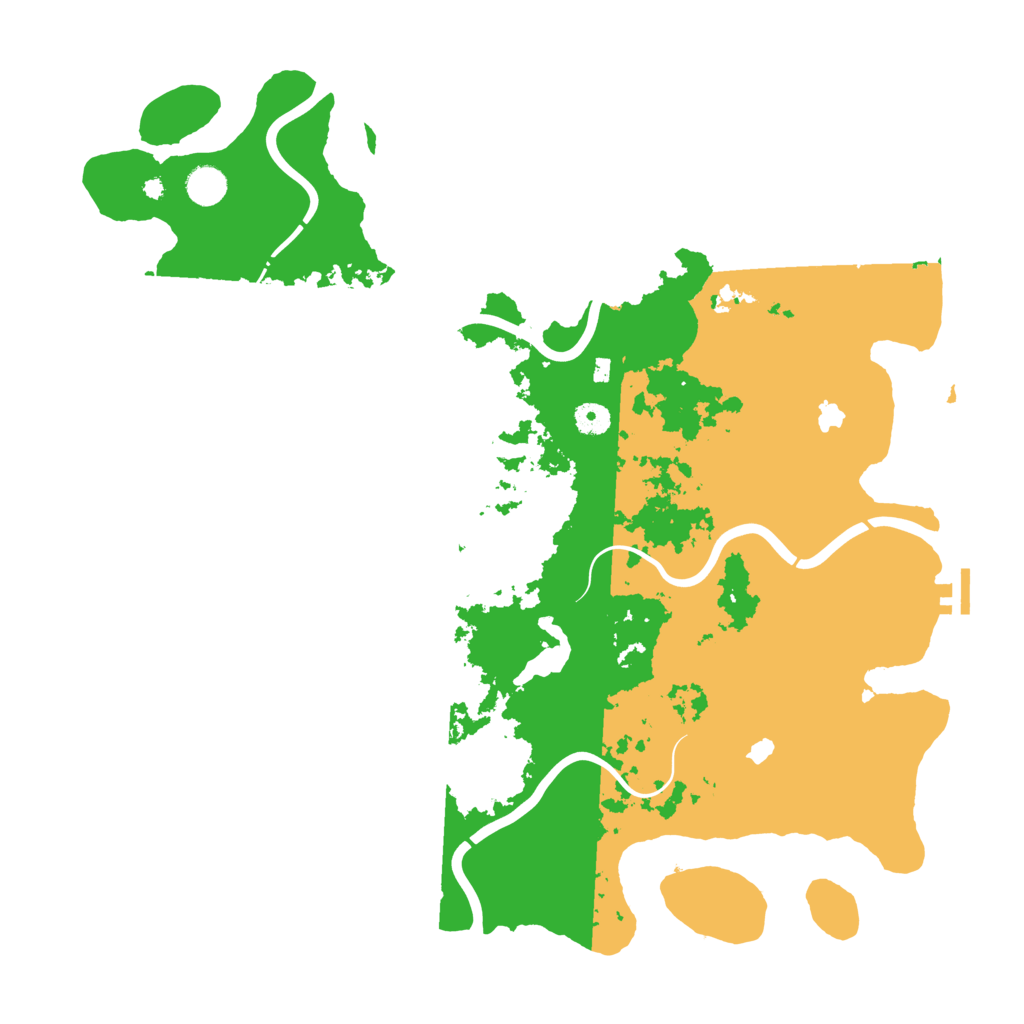 Biome Rust Map: Procedural Map, Size: 4500, Seed: 1704560394