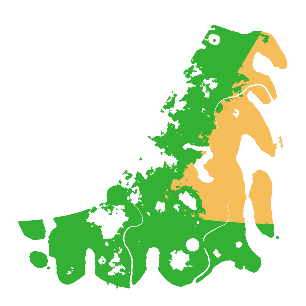 Biome Rust Map: Procedural Map, Size: 4096, Seed: 564757