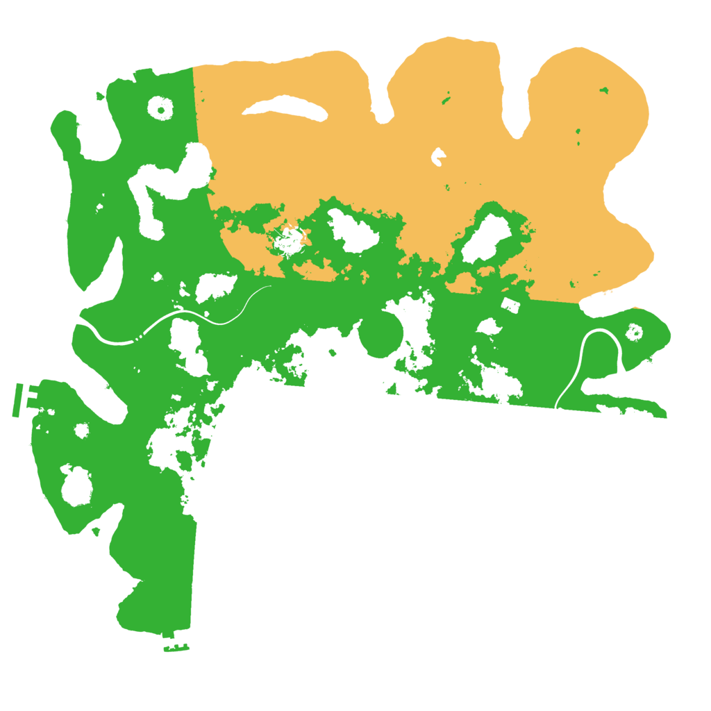 Biome Rust Map: Procedural Map, Size: 4250, Seed: 2076877474