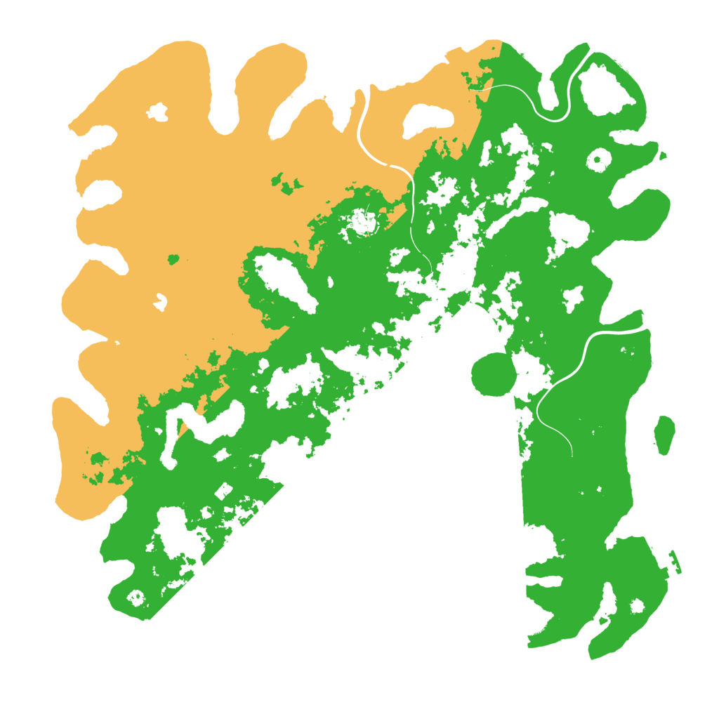 Biome Rust Map: Procedural Map, Size: 4500, Seed: 12490368