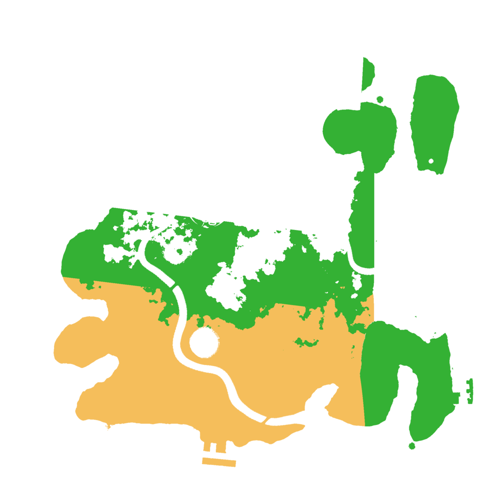 Biome Rust Map: Procedural Map, Size: 3000, Seed: 458176
