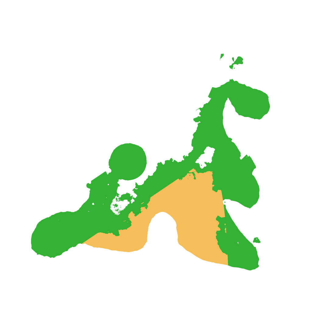 Biome Rust Map: Procedural Map, Size: 2250, Seed: 1276795432