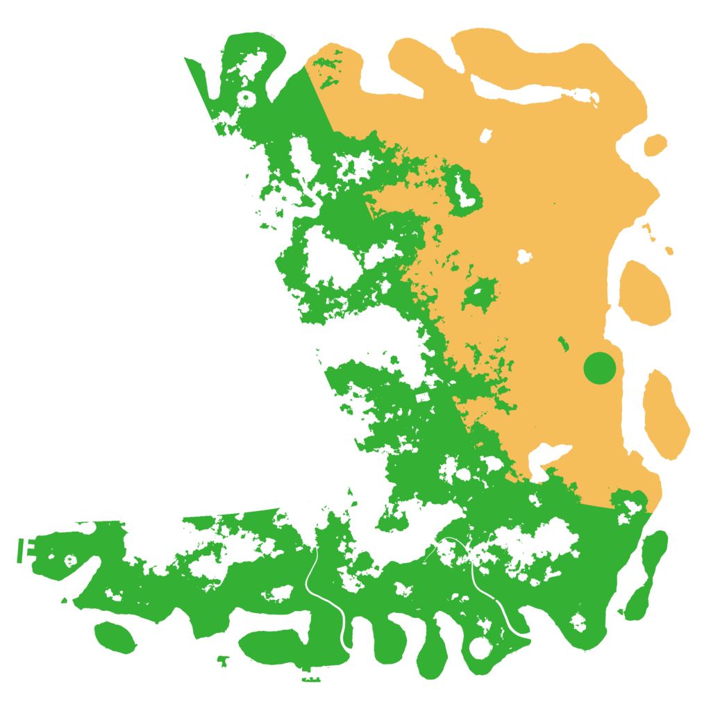 Biome Rust Map: Procedural Map, Size: 5800, Seed: 836429099