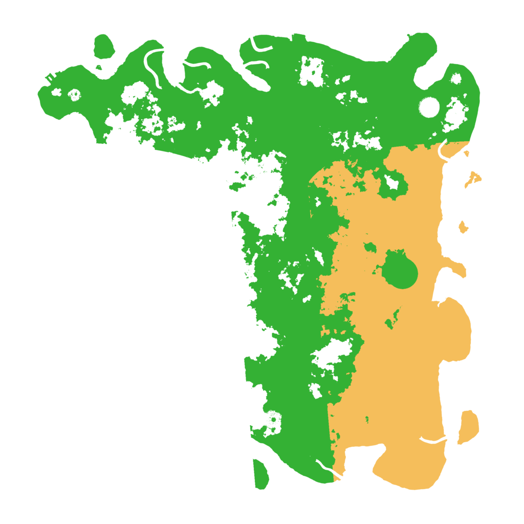 Biome Rust Map: Procedural Map, Size: 4500, Seed: 481263