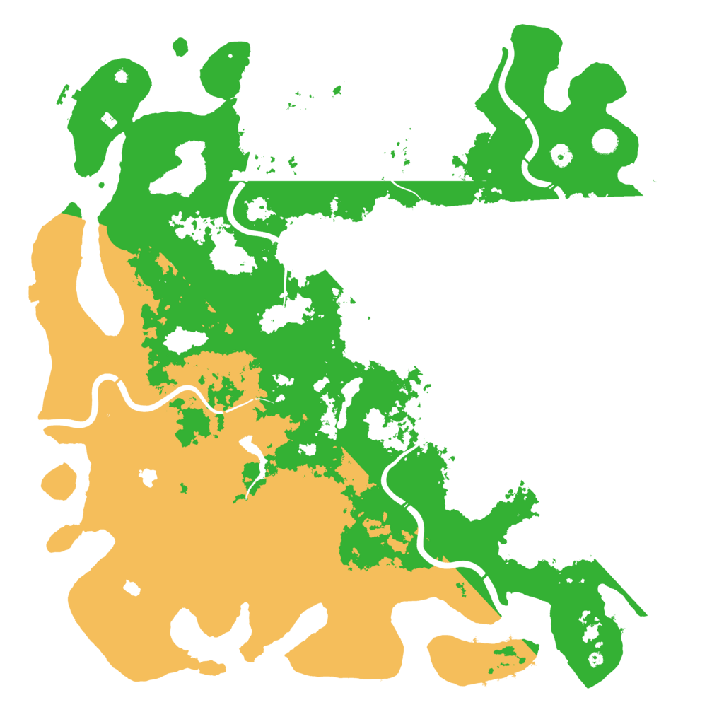 Biome Rust Map: Procedural Map, Size: 5000, Seed: 641989658
