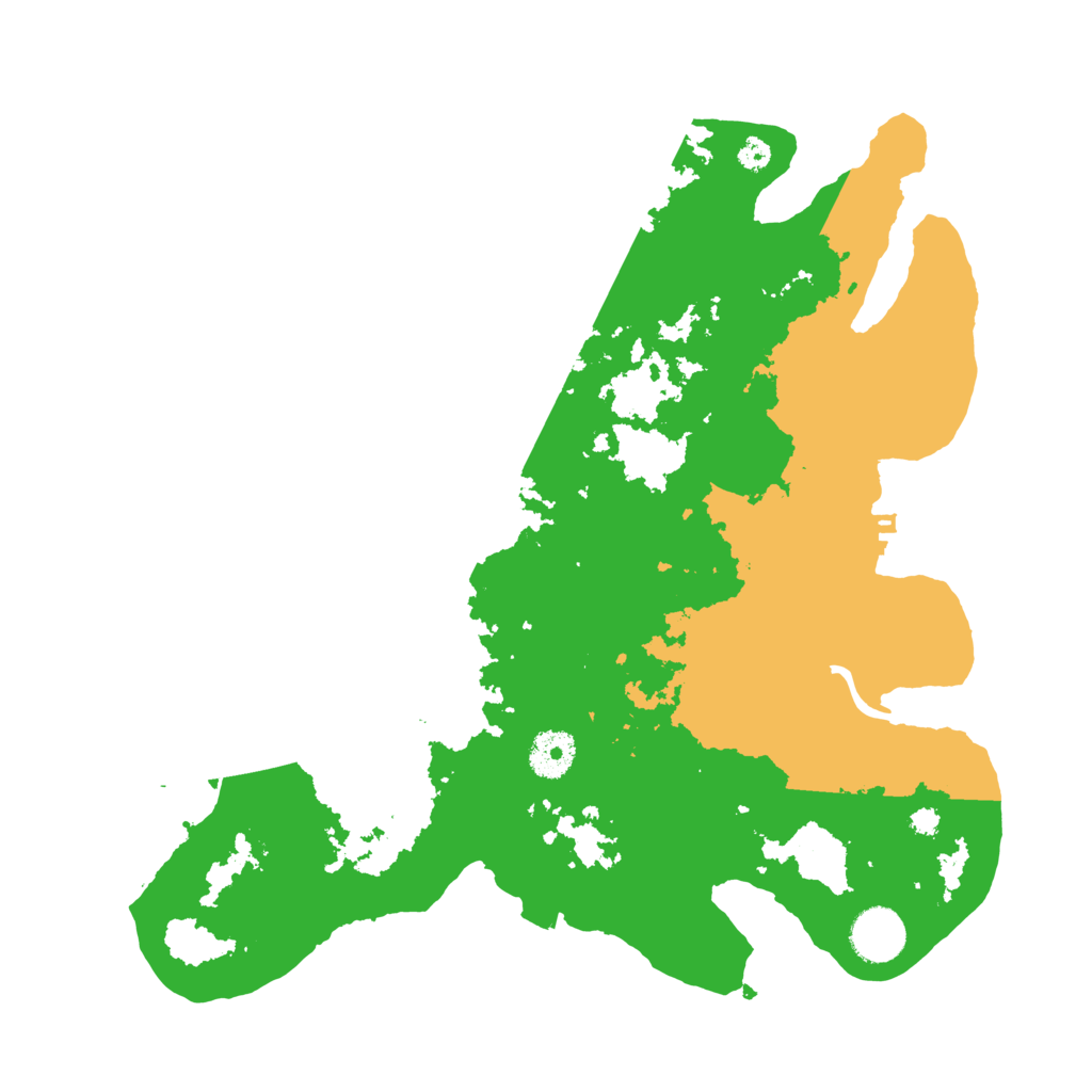 Biome Rust Map: Procedural Map, Size: 3500, Seed: 1049342142