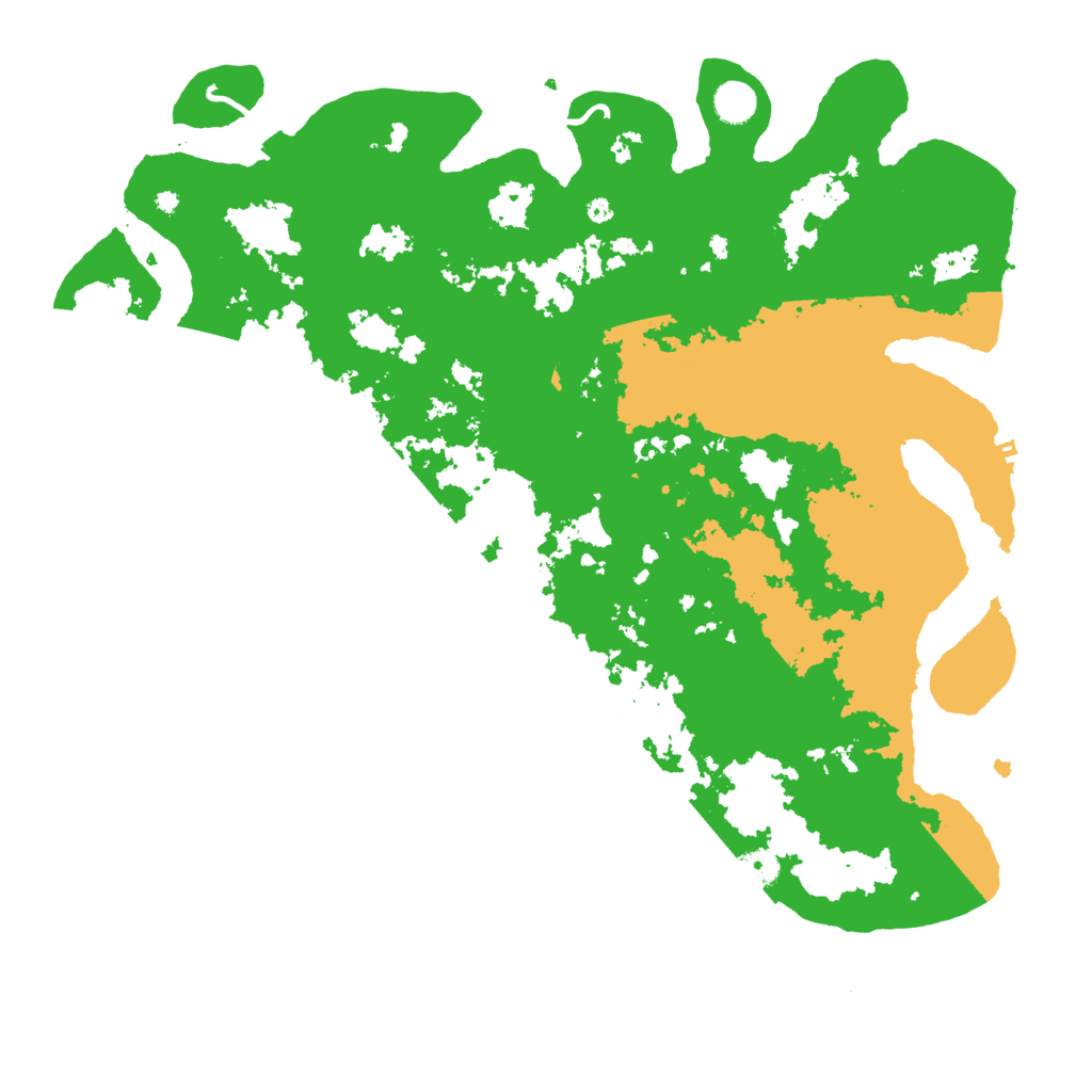 Biome Rust Map: Procedural Map, Size: 4500, Seed: 484752