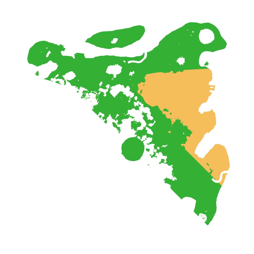 Biome Rust Map: Procedural Map, Size: 3000, Seed: 155408670