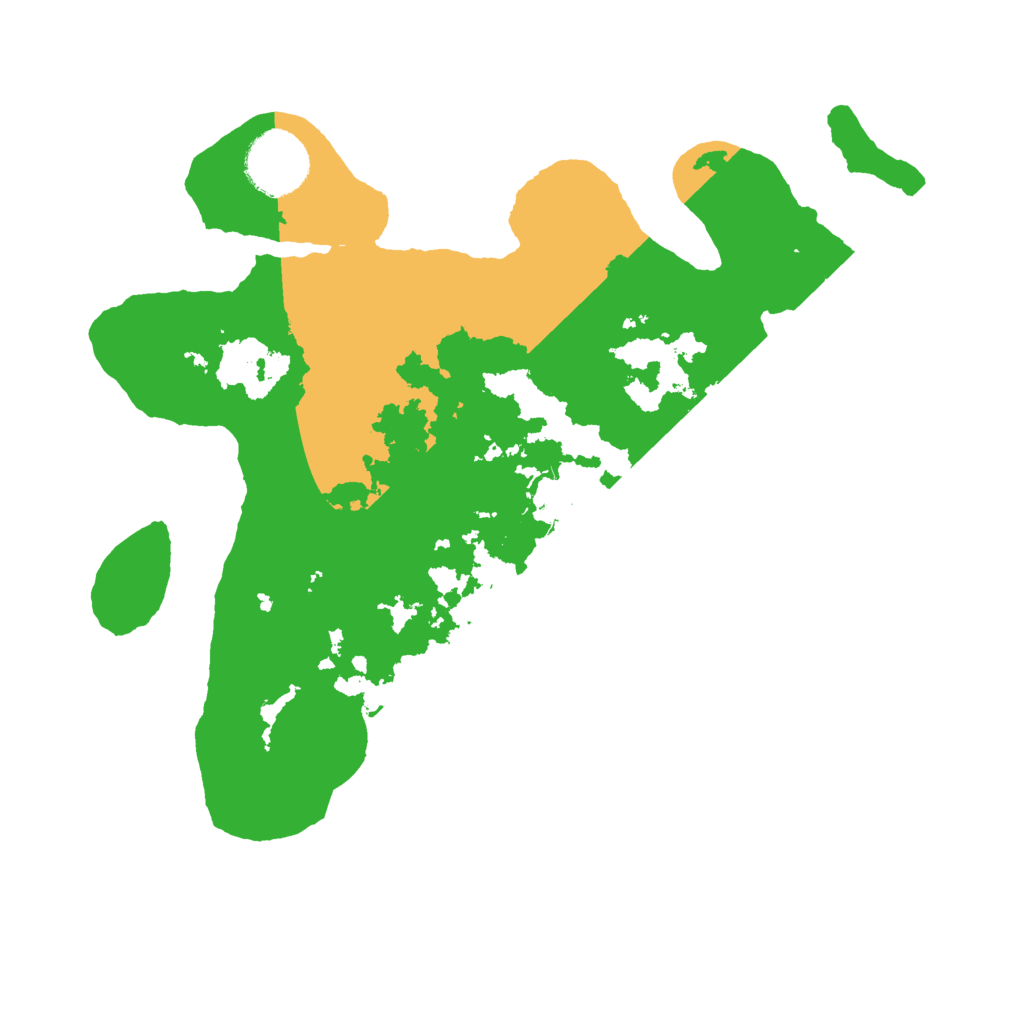 Biome Rust Map: Barren, Size: 2850, Seed: 75968825