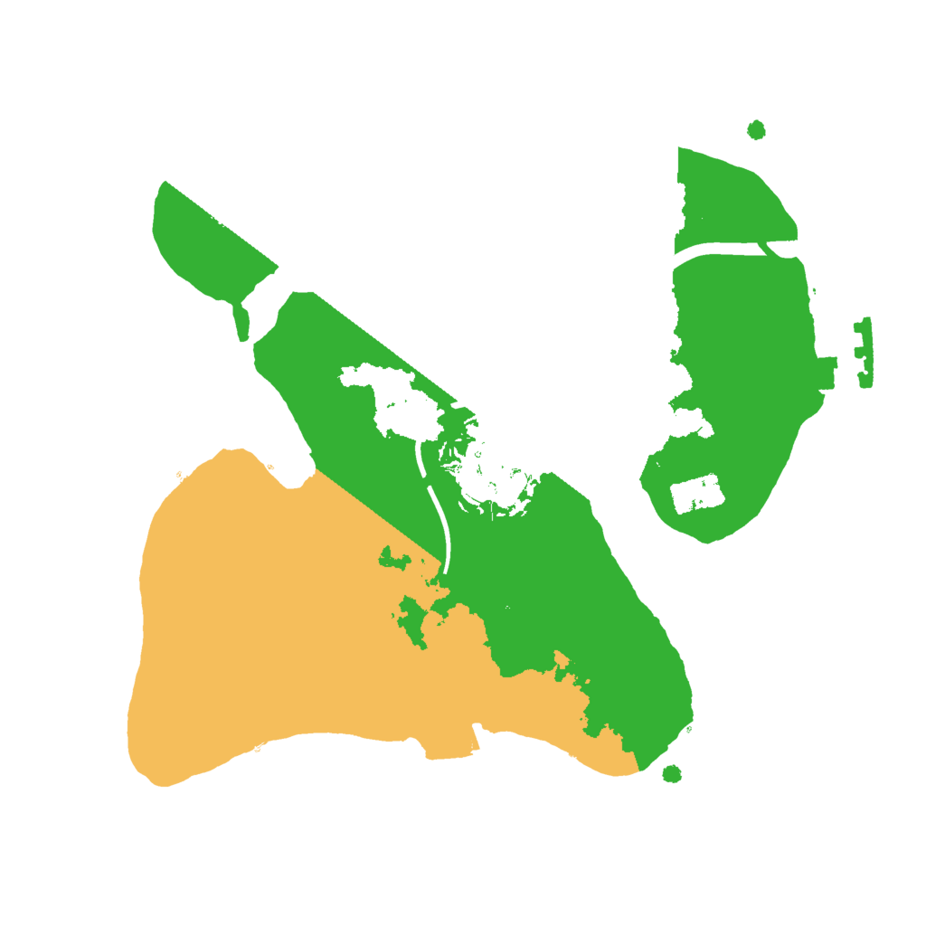 Biome Rust Map: Procedural Map, Size: 2000, Seed: 210