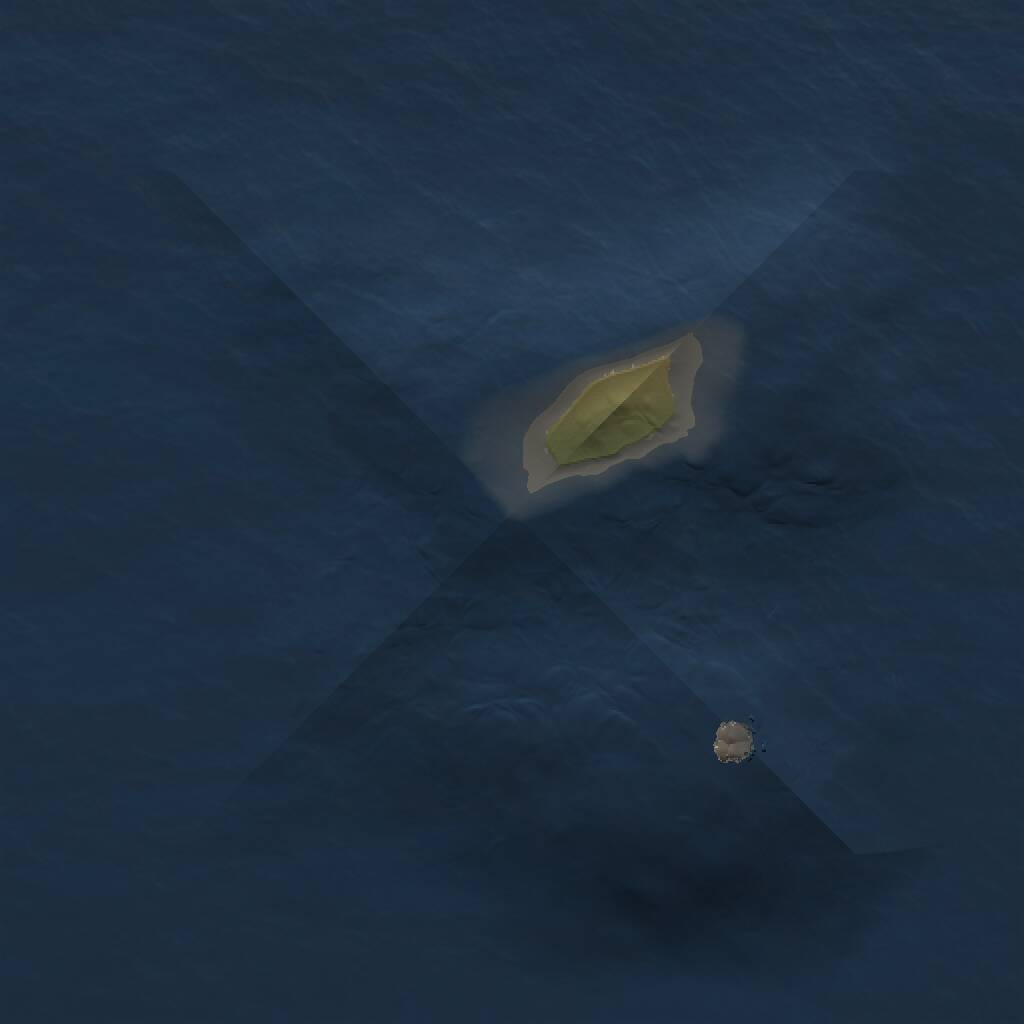 Rust Map: Procedural Map, Size: 1000, Seed: 23262, 1 Monuments