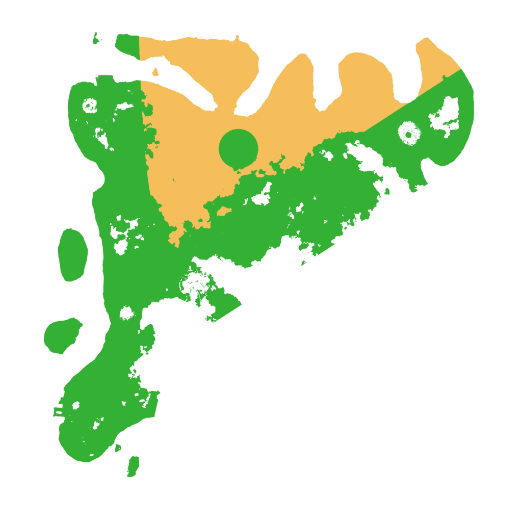 Biome Rust Map: Procedural Map, Size: 3500, Seed: 69334413