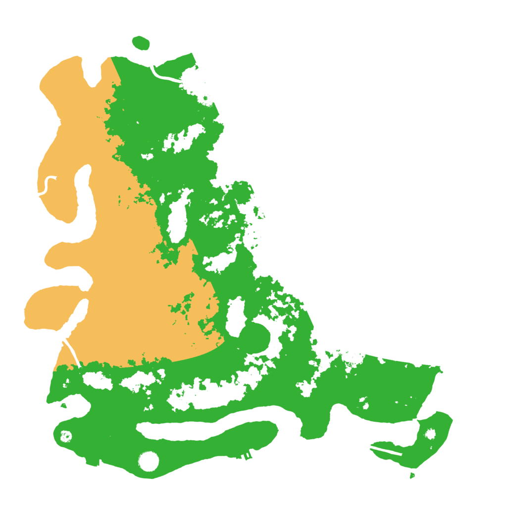 Biome Rust Map: Procedural Map, Size: 4400, Seed: 93331899