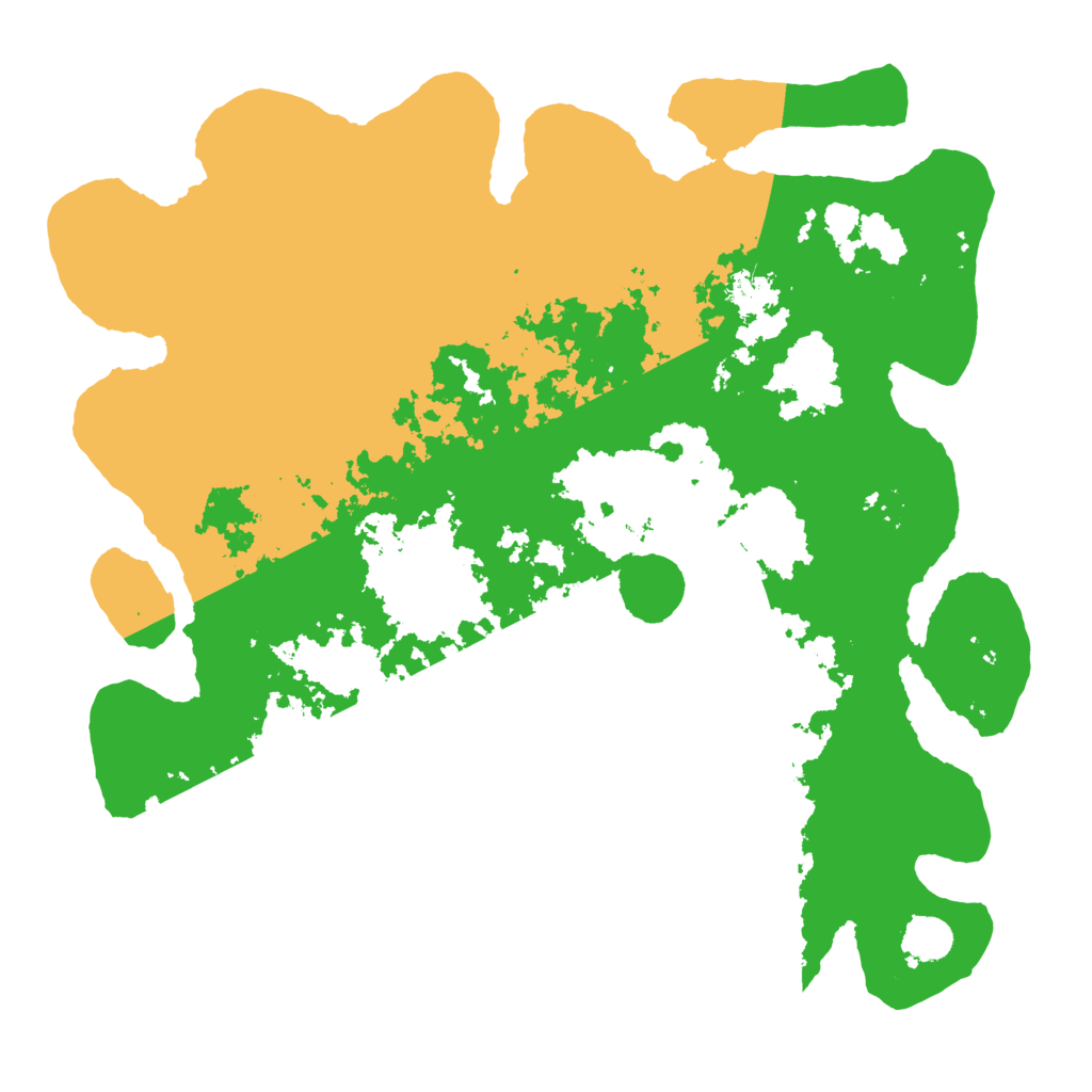 Biome Rust Map: Barren, Size: 4500, Seed: 1000000