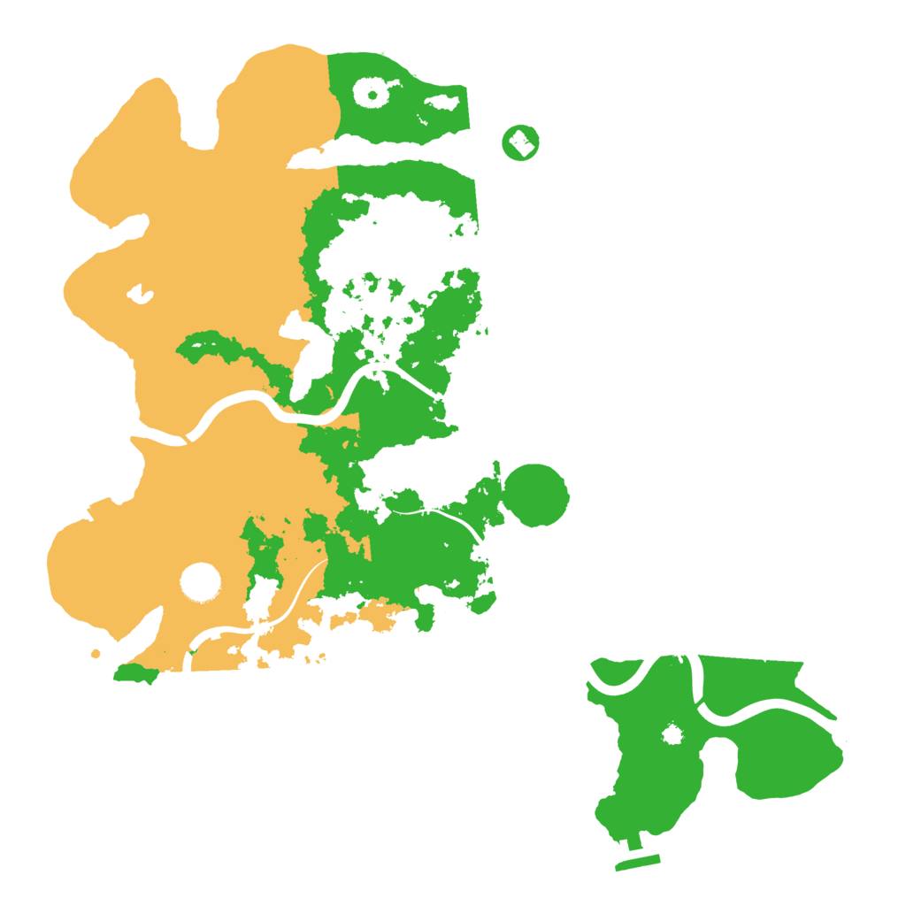 Biome Rust Map: Procedural Map, Size: 4000, Seed: 557888149