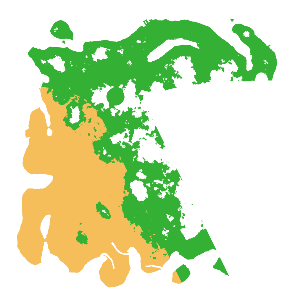 Biome Rust Map: Procedural Map, Size: 4500, Seed: 40800