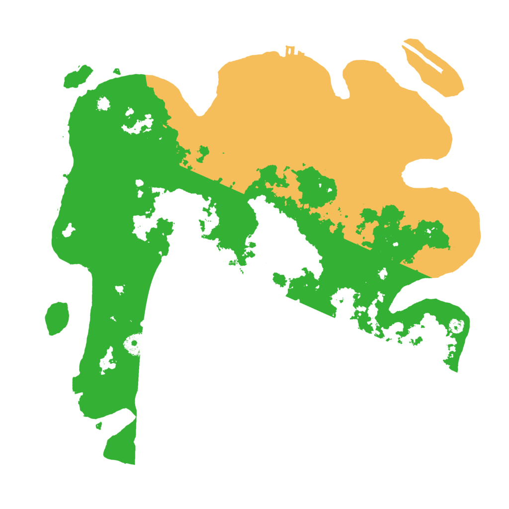 Biome Rust Map: Procedural Map, Size: 3500, Seed: 1757215179