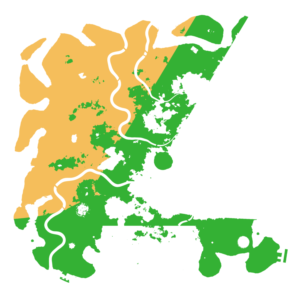 Biome Rust Map: Procedural Map, Size: 4500, Seed: 8682