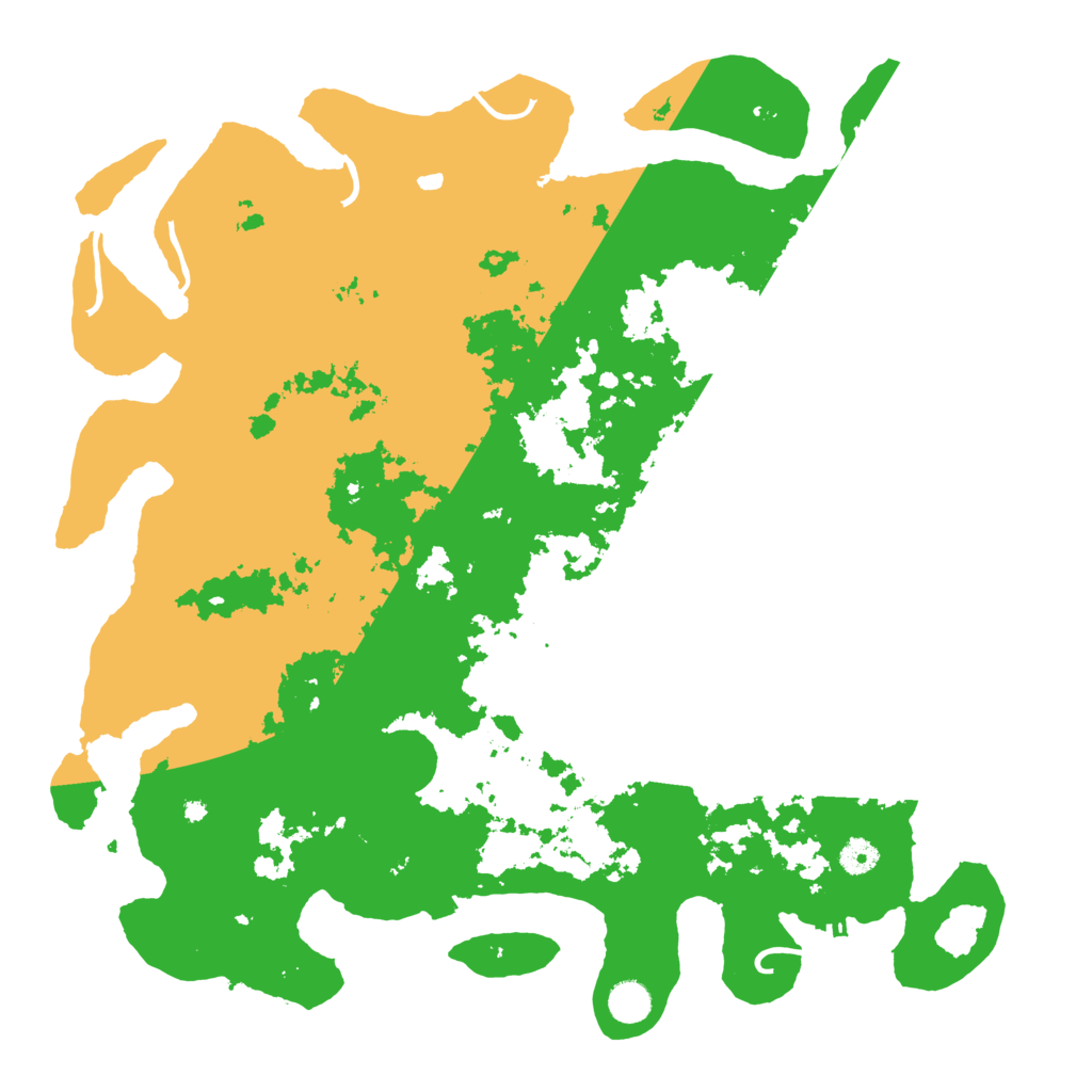 Biome Rust Map: Procedural Map, Size: 4500, Seed: 8682