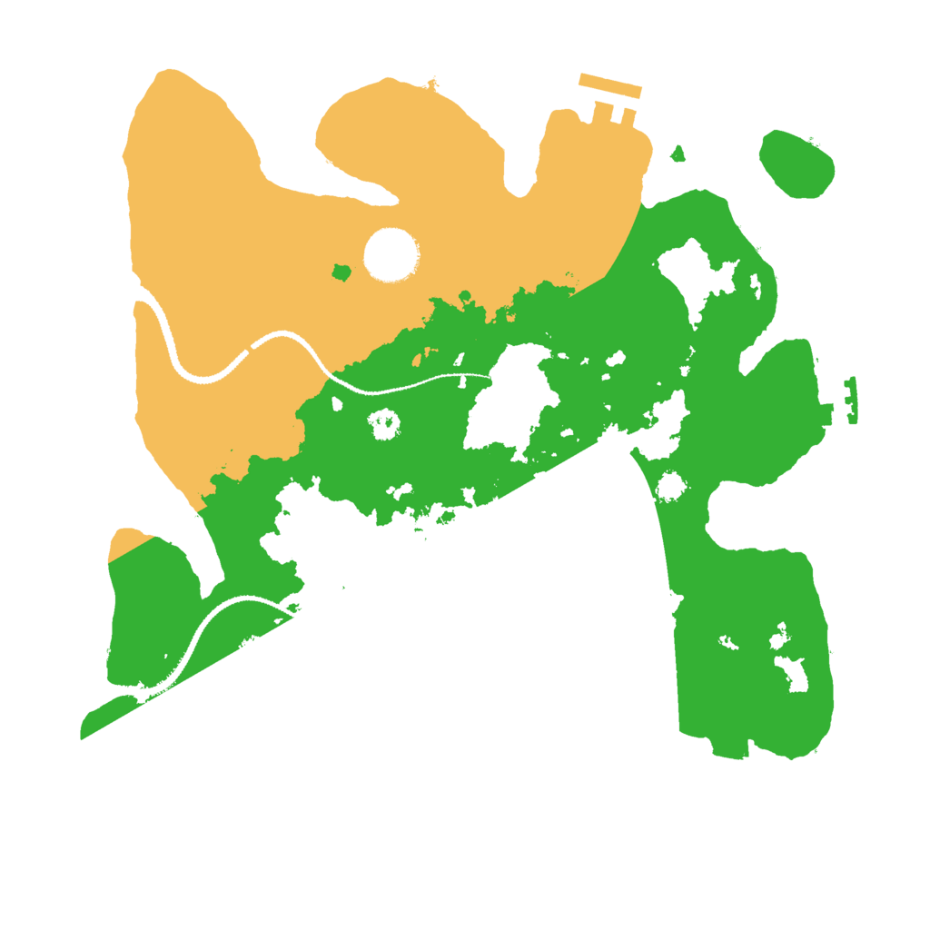 Biome Rust Map: Procedural Map, Size: 3000, Seed: 1595937558