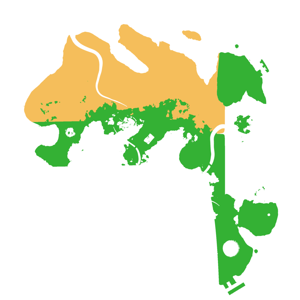 Biome Rust Map: Procedural Map, Size: 3250, Seed: 388164640