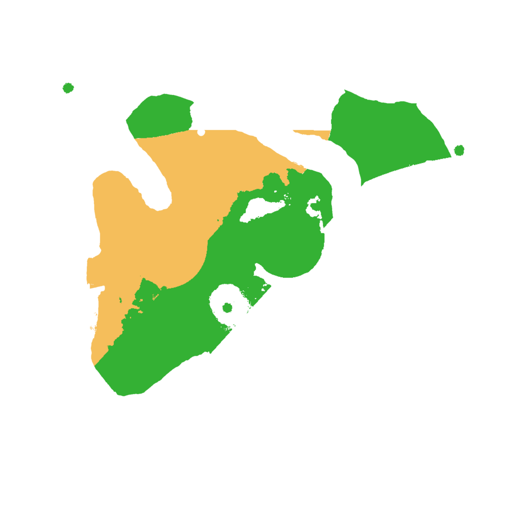 Biome Rust Map: Procedural Map, Size: 2000, Seed: 206