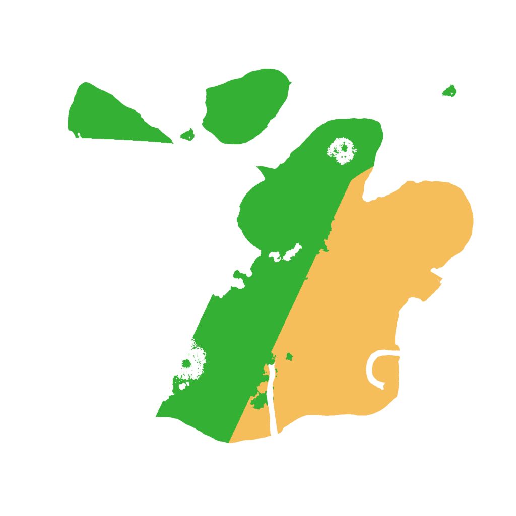Biome Rust Map: Procedural Map, Size: 2000, Seed: 31003