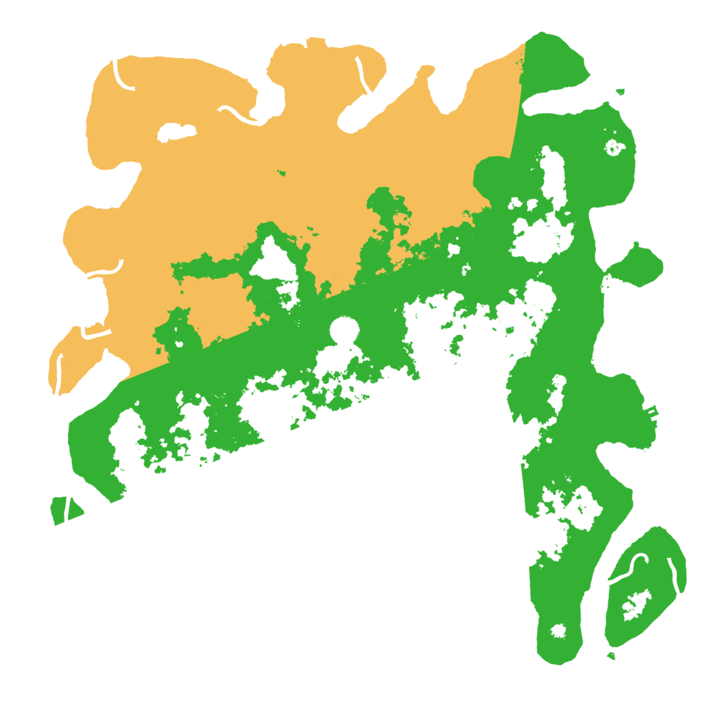 Biome Rust Map: Procedural Map, Size: 4500, Seed: 1578332785