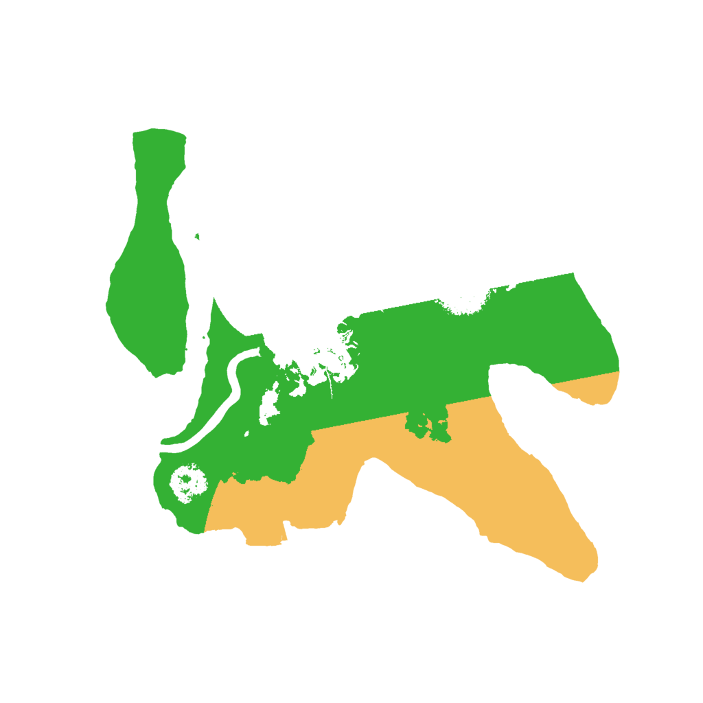 Biome Rust Map: Procedural Map, Size: 2000, Seed: 265